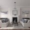 Ekena Millwork Bradford Classic Ceiling Medallion (Canopies up to 8 5/8"), 13"OD x 7 1/2"ID x 3/4"P, Stone Hearth CM13BRSHF - alternate 2